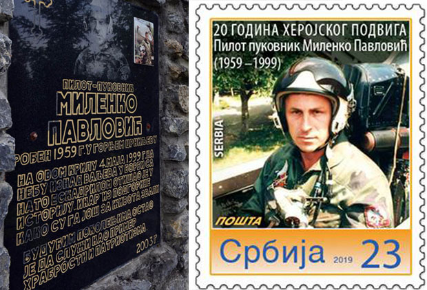 У ЧАСТ ИКАРА ИЗ ПОДГОРИНЕ: Лик пилота Миленка Павловића на поштанској марки
